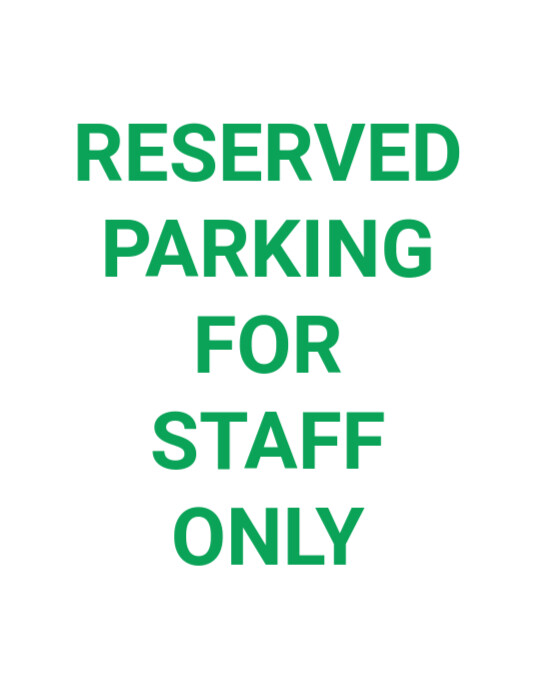 Reserved parking Template PosterMyWall Reserved parking Template PosterMyWall