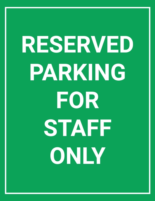 Reserved parking Template PosterMyWall Reserved parking Template PosterMyWall