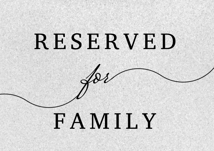 Wedding reserved sign template | Beachweddingtips.com