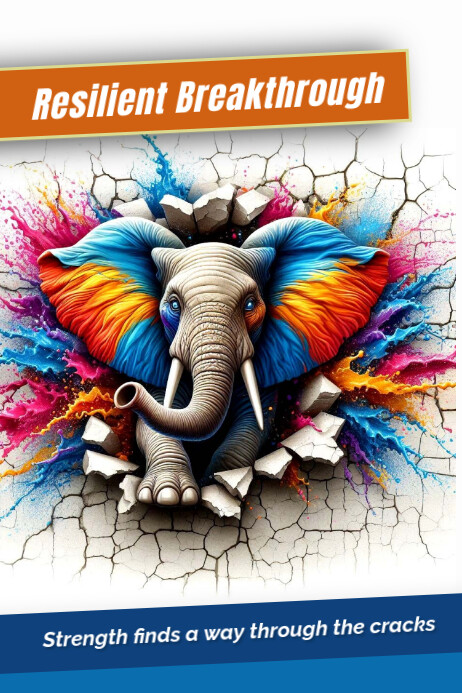 resilient Poster template