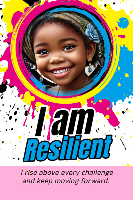 Resilient Poster template