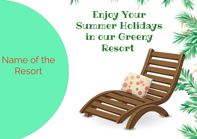 Resort Advertisement Template | PosterMyWall
