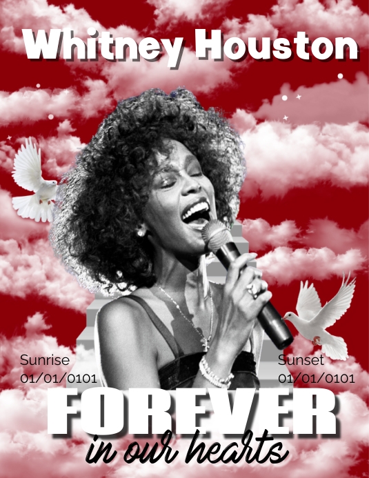 Rest in Peace | Memorial | Obituary Volantino (US Letter) template