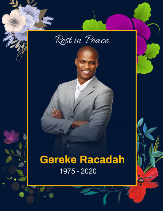 Rest in peace Template | PosterMyWall