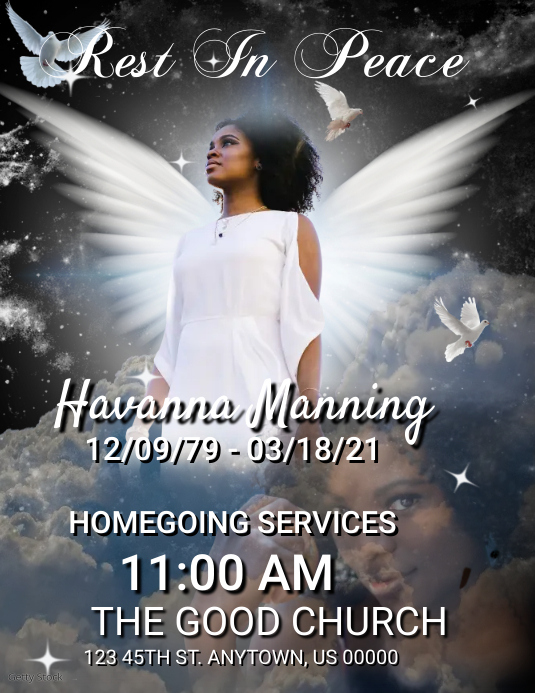 Rest In Peace Template PosterMyWall