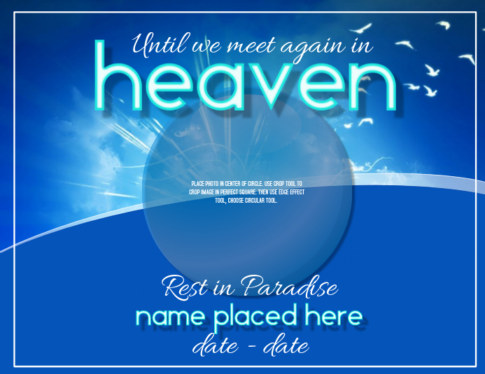 Rest In Peace Template Postermywall