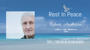 Rest In Peace Funeral Announcement Twitter Post template
