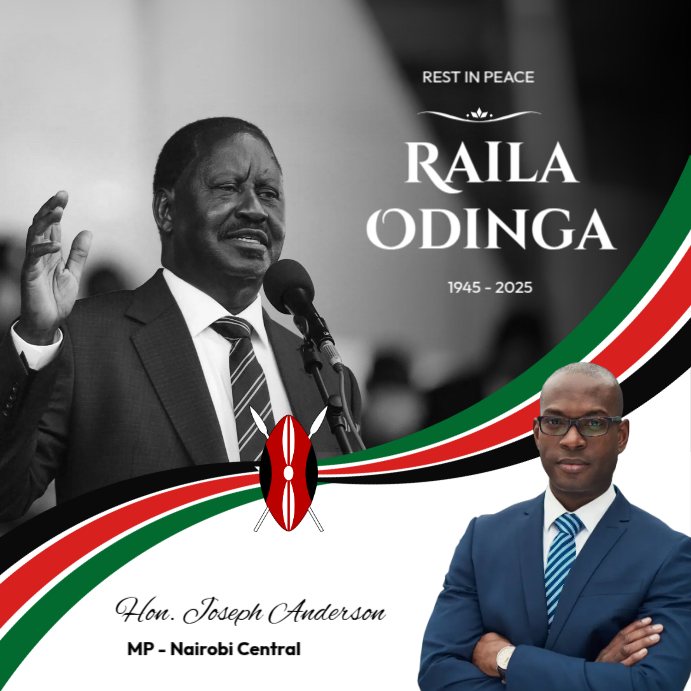 Rest in Peace Raila Odinga Instagram Post template
