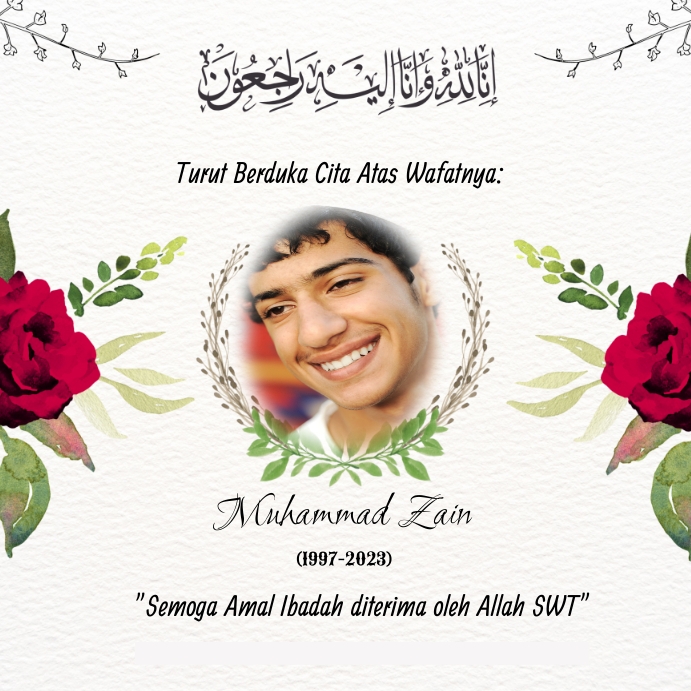 Rest in Peace RIP Social Media Post Template | PosterMyWall
