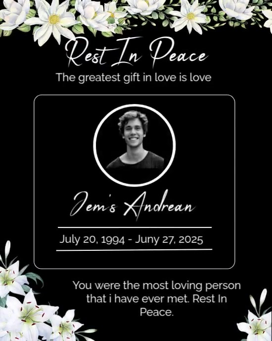 Copy of Rest In Peace Template | PosterMyWall