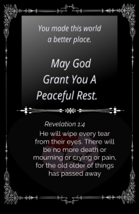 Rest In Peace Template PosterMyWall
