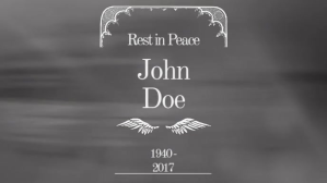 Rest In Peace Video Facebook-covervideo (16:9) template