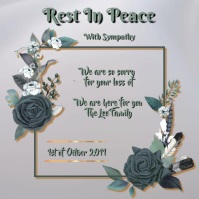 Rest In Peace Template PosterMyWall