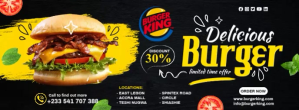 Restaurant, Menus Facebook-coverfoto template