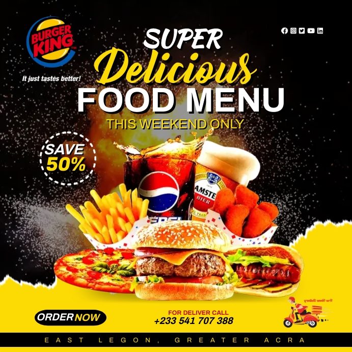 Posted Menu Restaurant, Menus Template | PosterMyWall