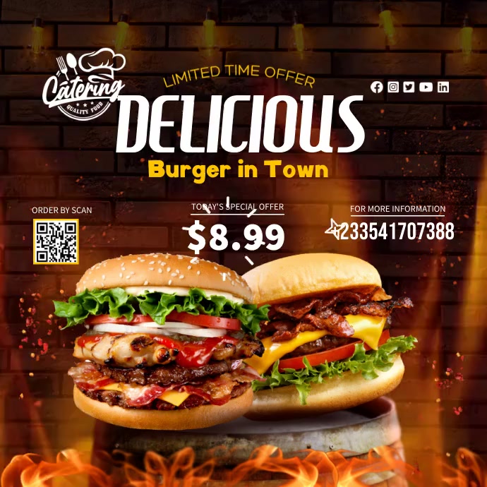 Restaurant Menus Template PosterMyWall restaurant-menus-template-postermywall