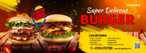 Restaurant, Menus Facebook-coverfoto template