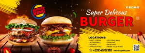 Restaurant, Menus Facebook-coverfoto template