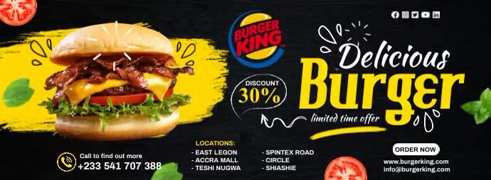 Restaurant, Menus Zdjęcie w tle na Facebooka template