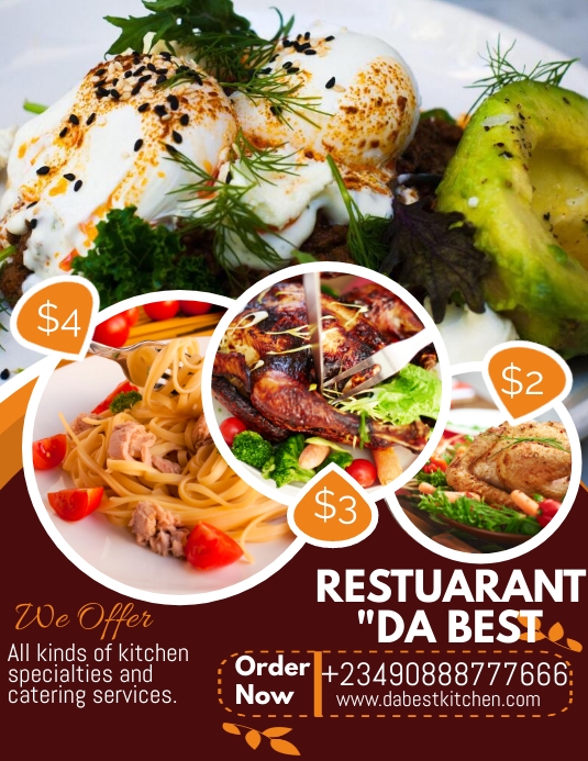 restaurant (5) Template | PosterMyWall