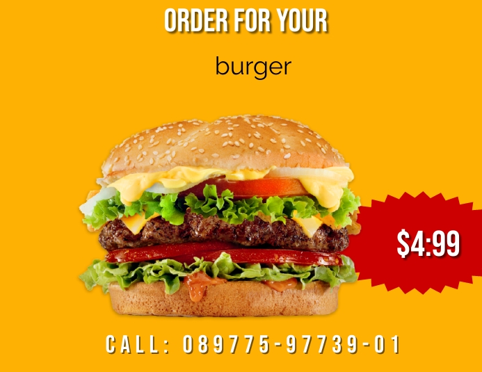 Restaurant (6) Template | PosterMyWall