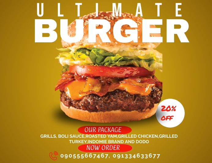 RESTAURANT (6) Template | PosterMyWall