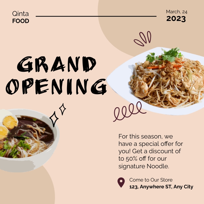 Restaurant and Food Promotion Template | PosterMyWall