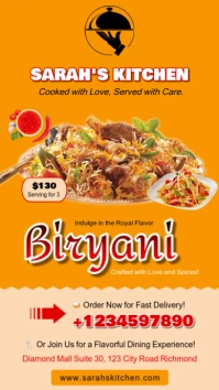 Restaurant and Hotel Ad Instagram Story template