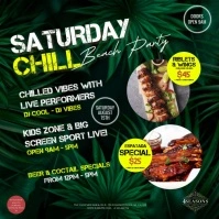 Restaurant Bar Lounge Saturday Specials Templ Cuadrado (1:1) template