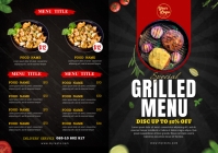 Bifold Restaurant Food Menu Template | PosterMyWall