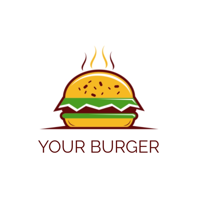 restaurant burger logo design for company Logótipo template