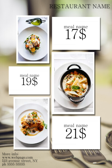 Restaurant Caffee Sale Advertisign Promotion Poster Template Postermywall