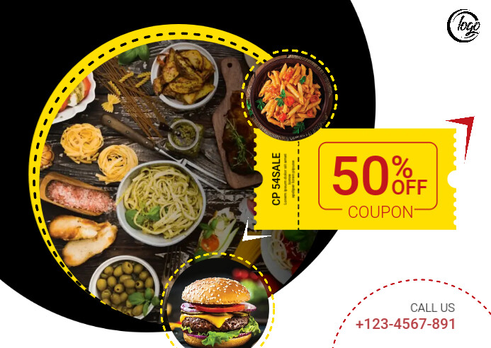 Restaurant Coupon Offer Template | PosterMyWall