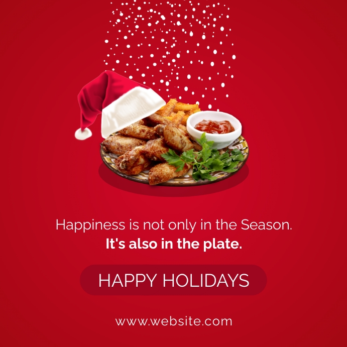 restaurant creative christmas advertisement Template PosterMyWall