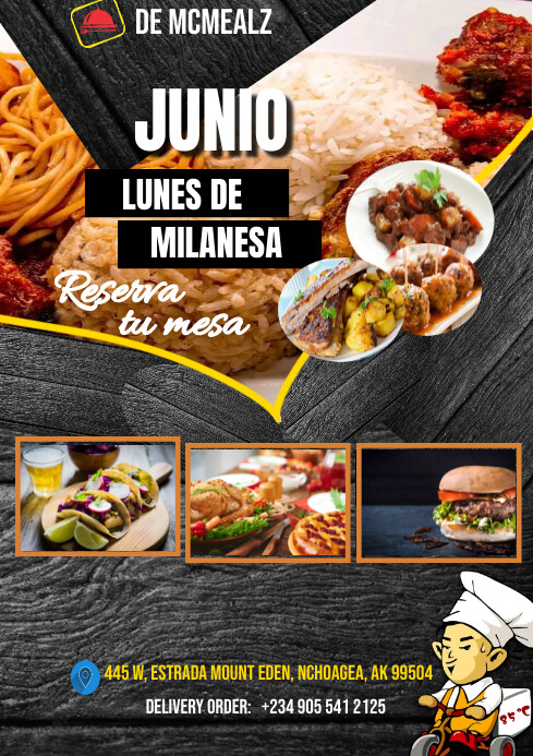 Restaurant Template PosterMyWall