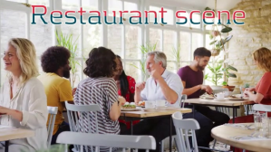 Restaurant Digitalt display (16:9) template