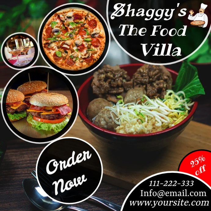 Restaurant Template | PosterMyWall