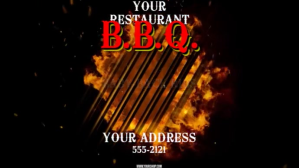 RESTAURANT Digitale display (16:9) template