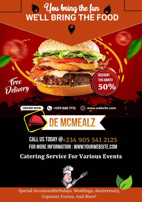 Restaurant Template PosterMyWall