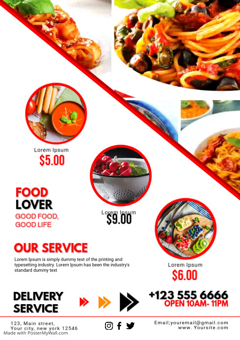 RESTAURANT Template PosterMyWall