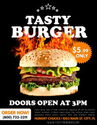 4 340 Burger Bar Customizable Design Templates Postermywall