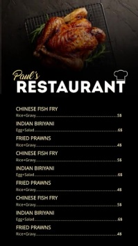 3,920+ three course menu template Customizable Design Templates ...