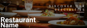 Restaurant email header template