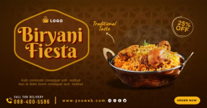 Restaurant Facebook Ad Post Template Facebook-Anzeige