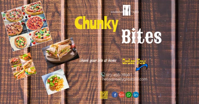 restaurant facebook ad video post (2) Template | PosterMyWall
