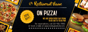 Restaurant Facebook Cover Photo Design Templ Facebook-coverfoto template