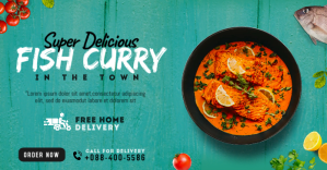 Restaurant Facebook Post Template