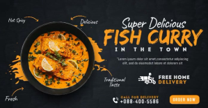 Restaurant Facebook Shared Post template