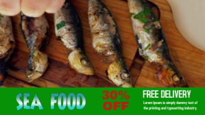restaurant flyer Præsentation (16:9) template