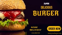 Restaurant Banner Fast Food Ad Social Media Post Encabezado de blog template